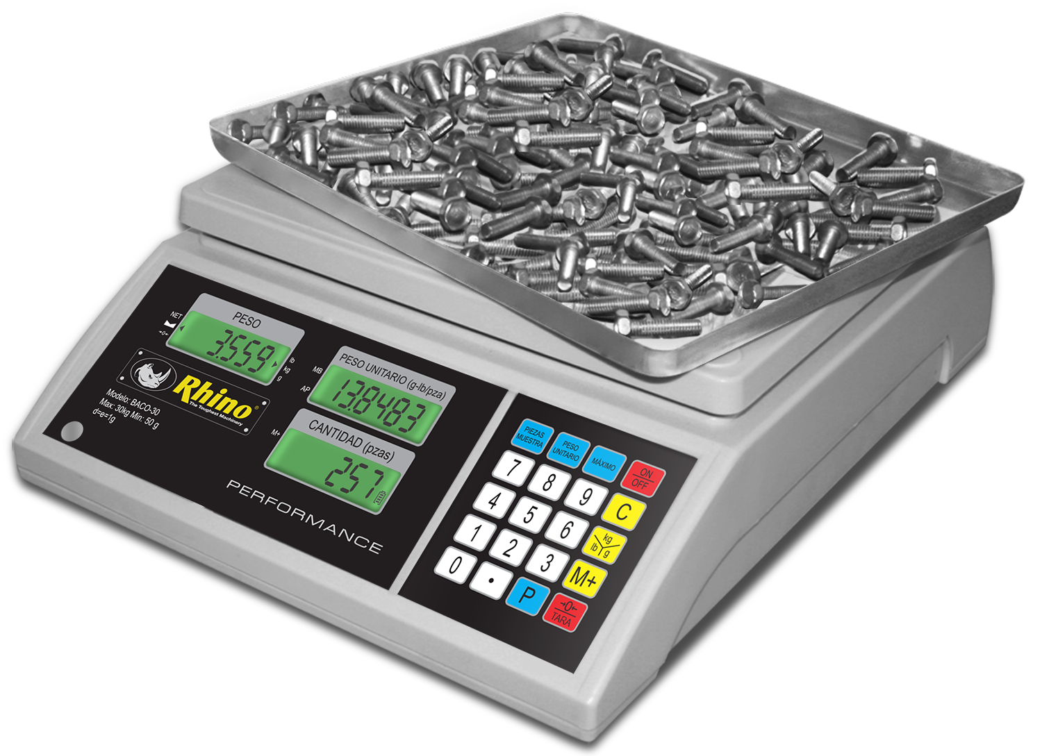 BACO-30App-1.png Bascula Contadora de 30kg Rhino - Image 1