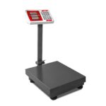 Bascula de plataforma plegable con torreta marca vinson.