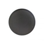 Charola Redonda con Forro Negro 16"