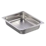 Inserto Medio Perforado en Acero Inoxidable Caledonia - 6 cm de altura (2.5")