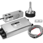 Kit de 4 celdas de carga, caja de sumas con protección IP65, 4 lainas, 4 patas
y cable blindado de 5 metros. Salida de 351 ± 2
Ω
. Disponible en 2,000 kg.